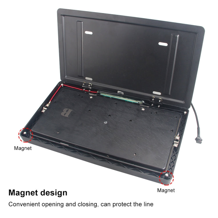 US Standard Flop Car License Plate Frame Modified License Plate Holder - License Plate Covers & Frames by PMC TechLife | Online Shopping South Africa | PMC TechLife | Buy Now Pay Later Mobicred