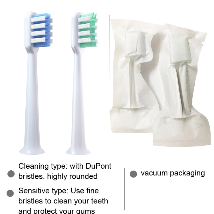 3 PCS For DR. Bei  Electric Toothbrush Replacement Head(Sensitive Type) - Replacement Brush Heads by PMC TechLife | Online Shopping South Africa | PMC TechLife | Buy Now Pay Later Mobicred