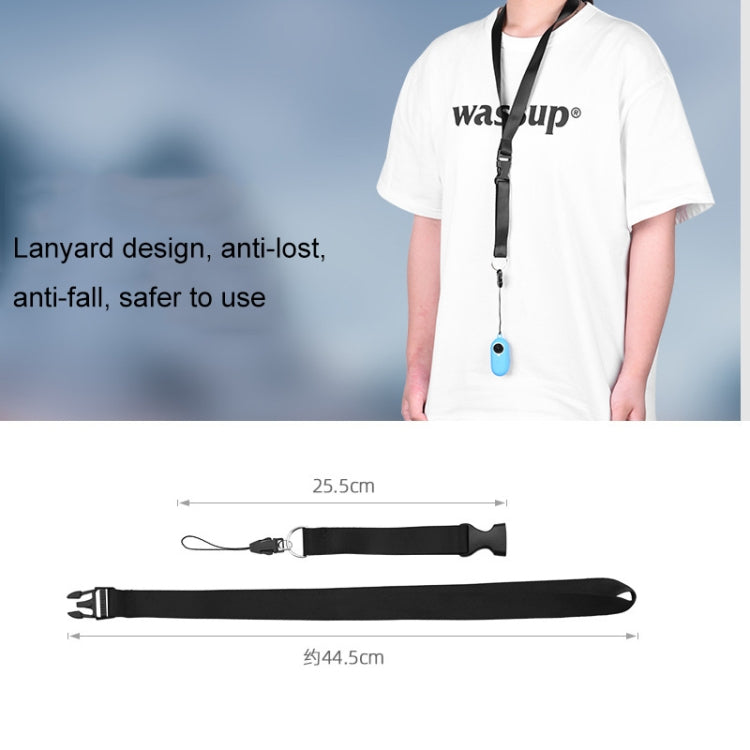 2 PCS Thumb Camera Silicone Case + Lanyard For Insta360 GO2(White) - Case & Bags by PMC TechLife | Online Shopping South Africa | PMC TechLife | Buy Now Pay Later Mobicred