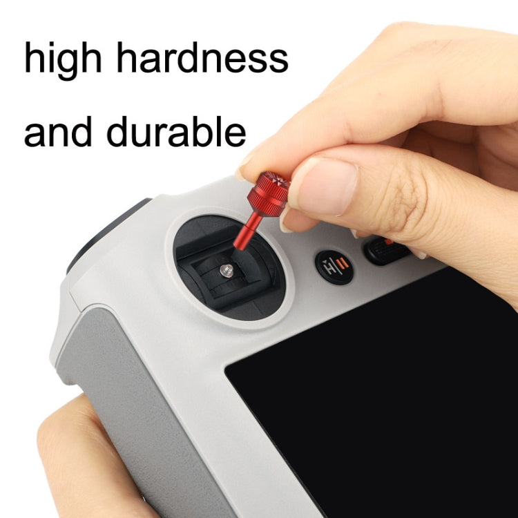 1 Pair Sunnylife MM3-YG393 For DJI Mini3 Pro DJI RC With Screen Remote Control Thumb Rocker(Red) - Other by Sunnylife | Online Shopping South Africa | PMC TechLife | Buy Now Pay Later Mobicred