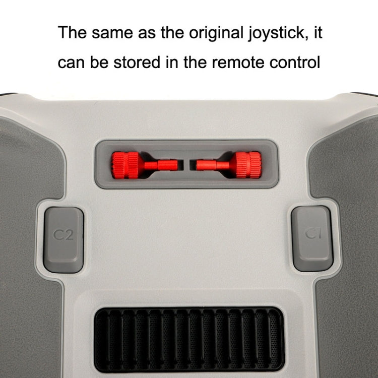 1 Pair Sunnylife MM3-YG393 For DJI Mini3 Pro DJI RC With Screen Remote Control Thumb Rocker(Red) - Other by Sunnylife | Online Shopping South Africa | PMC TechLife | Buy Now Pay Later Mobicred