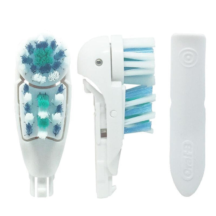 4 PCS/Set Multi-directional Electric Replacement Toothbrush Head for Oral B 3733 4732 4734 - Replacement Brush Heads by PMC TechLife | Online Shopping South Africa | PMC TechLife