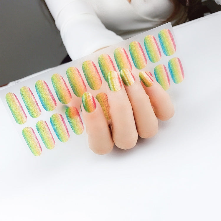 22 Fingers Shiny Onion Powder Starry Waterproof Nail Sticker(ZX-3024) - Nail Stickers by PMC TechLife | Online Shopping South Africa | PMC TechLife