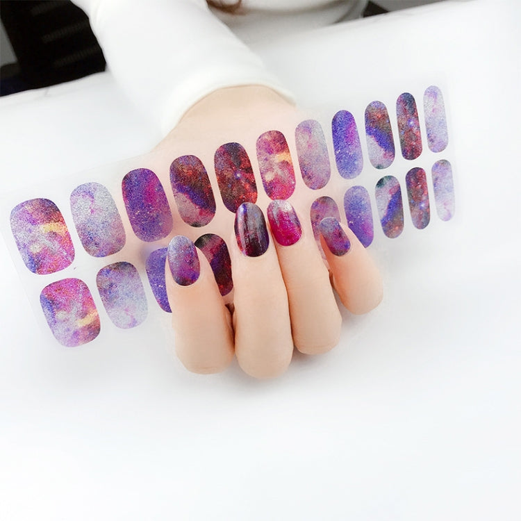 22 Fingers Shiny Onion Powder Starry Waterproof Nail Sticker(ZX-3027) - free shipping - PMC Jewellery - Order now!