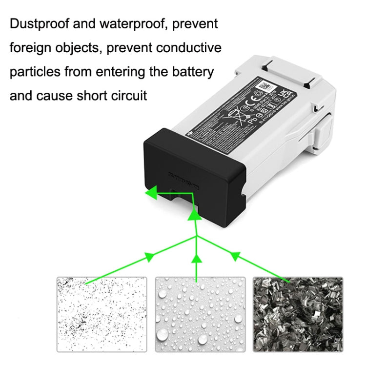 3PCS Sunnylife MM3-DC405 For DJI Mini 3 Pro Short Circuit Resistant Battery Silicone Dust Cover(Black) - Other by Sunnylife | Online Shopping South Africa | PMC TechLife | Buy Now Pay Later Mobicred
