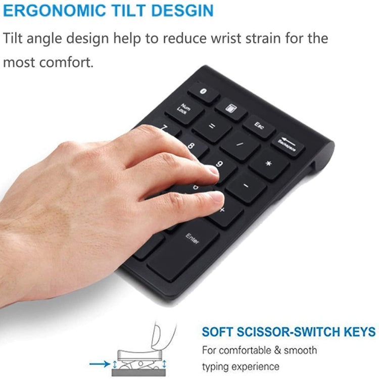 BT304 22 Keys Laptop Mini Wireless Keyboard, Spec: Bluetooth (Gold) - free shipping - PMC Jewellery - Order now!