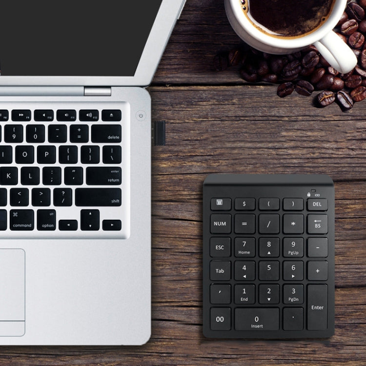 BT302 28 Keys Laptop Mini Wireless Keyboard, Spec: 2.4G (Gray) - Wireless Keyboard by PMC Jewellery | Online Shopping South Africa | PMC Jewellery | Buy Now Pay Later Mobicred