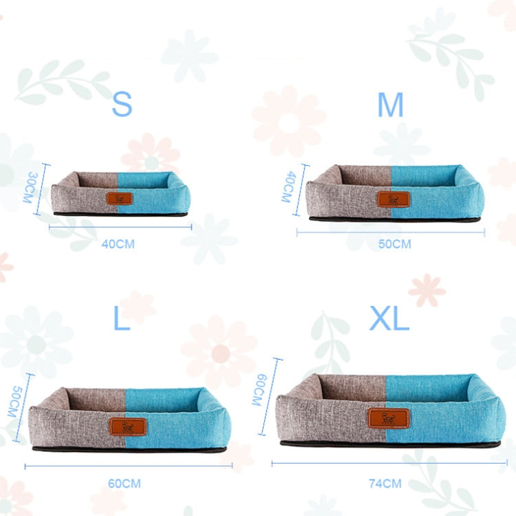 YD-XD03 Summer Pet Breathable Cooler Mat Pet Bed, Size: 77x62cm(Coffee Khaki) - Beds by PMC TechLife | Online Shopping South Africa | PMC TechLife | Buy Now Pay Later Mobicred