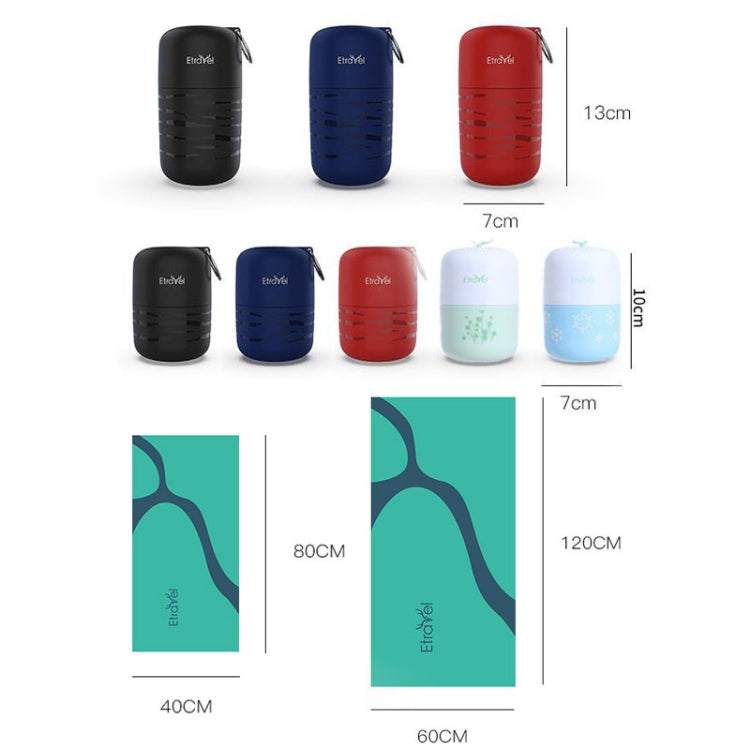 Etravel Sports Quick-drying Towel Double-sided Fleece Bath Towel, Color: Large Navy+Bath Towel - free shipping - PMC TechLife - Order now!