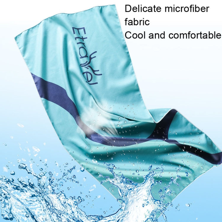 Etravel Sports Quick-drying Towel Double-sided Fleece Bath Towel, Color: Large Navy+Bath Towel - free shipping - PMC TechLife - Order now!