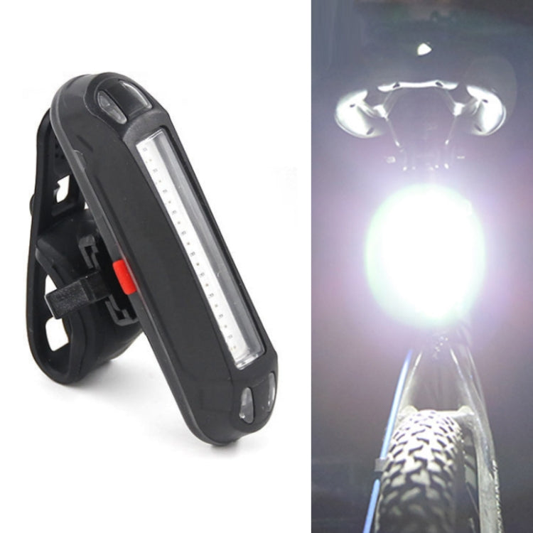 LED Rechargeable Bicycle Warning Strip Tail Light(OPP White Light) - Taillights by PMC TechLife | Online Shopping South Africa | PMC TechLife | Buy Now Pay Later Mobicred