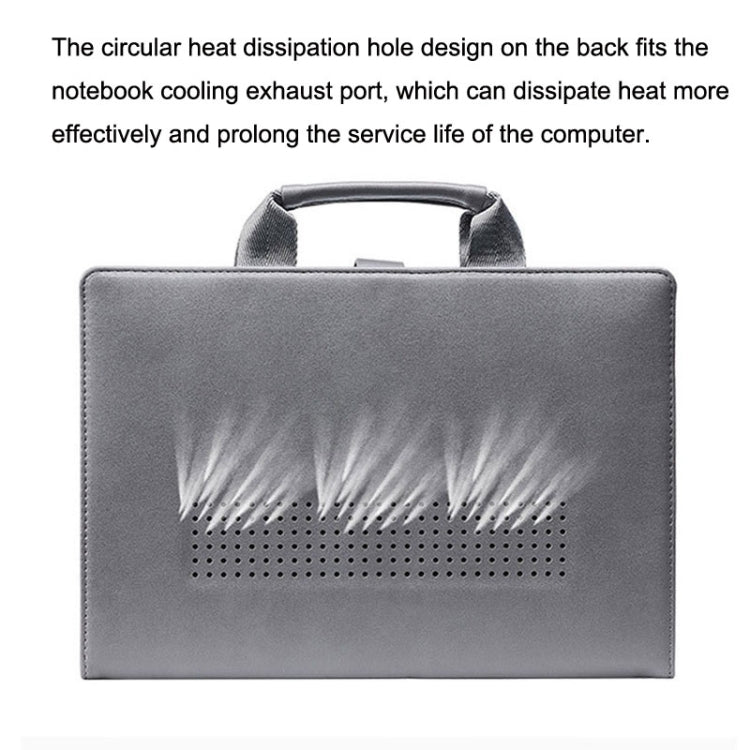 Laptop Bag Protective Case Tote Bag For MacBook Pro 15.4 inch, Color: Dark Gray + Power Bag - 15 inch by PMC Jewellery | Online Shopping South Africa | PMC Jewellery | Buy Now Pay Later Mobicred