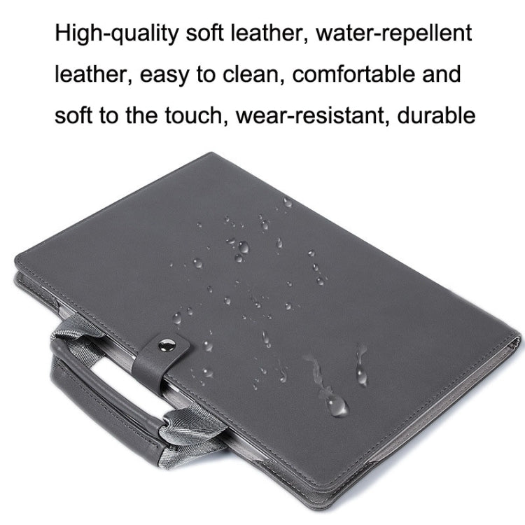 Laptop Bag Protective Case Tote Bag For MacBook Pro 15.4 inch, Color: Khaki + Power Bag - 15 inch by PMC Jewellery | Online Shopping South Africa | PMC Jewellery | Buy Now Pay Later Mobicred