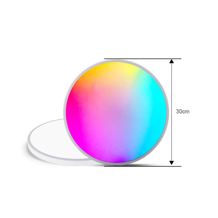 RGBCW Smart Graffiti App Voice Ceiling Light, Voltage: EU Standard 220V-240V(Black Frame) - Smart Light Bulbs by PMC TechLife | Online Shopping South Africa | PMC TechLife | Buy Now Pay Later Mobicred