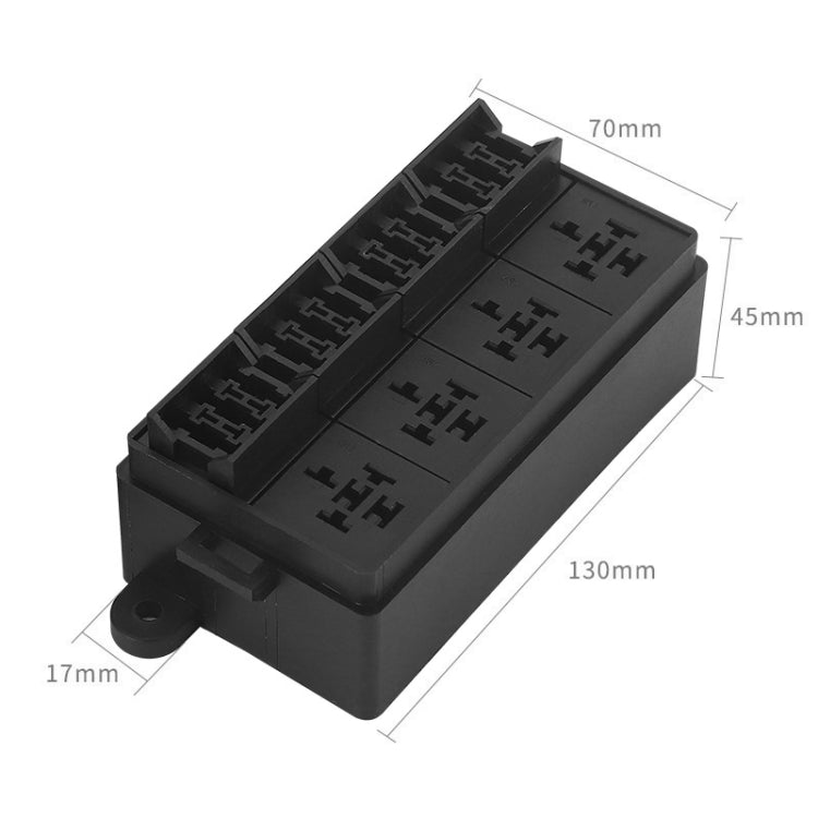 TF008-10 12V 4Pin Relay Car RV Radiography Sound Modified Electromagnetic Insurance Box - Relays by PMC TechLife | Online Shopping South Africa | PMC TechLife | Buy Now Pay Later Mobicred