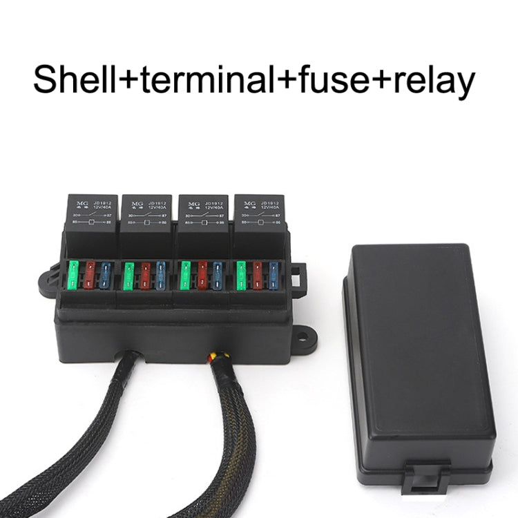 TF008-10 24V 4Pin Relay Car RV Radiography Sound Modified Electromagnetic Insurance Box - Relays by PMC TechLife | Online Shopping South Africa | PMC TechLife | Buy Now Pay Later Mobicred
