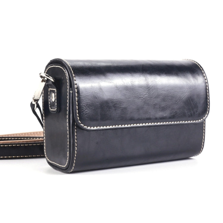 For Canon G7X3 / G5X2 / Sony ZV1RX1007 / RICOH GR3 Camera Leather Case(Black) - Leather Bag by PMC TechLife | Online Shopping South Africa | PMC TechLife | Buy Now Pay Later Mobicred