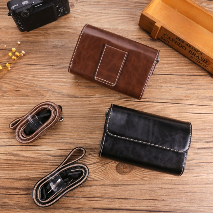 For Canon G7X3 / G5X2 / Sony ZV1RX1007 / RICOH GR3 Camera Leather Case(Black) - Leather Bag by PMC TechLife | Online Shopping South Africa | PMC TechLife | Buy Now Pay Later Mobicred
