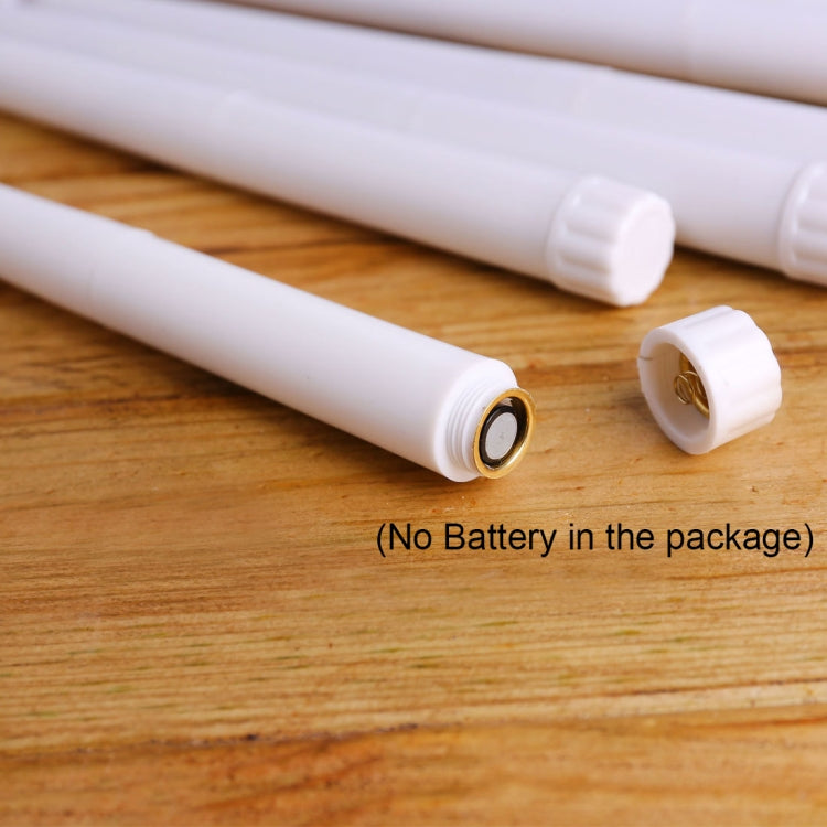 6 PCS B003 White Shell Long-rod Simulation Candle Light with Remote Control(B Yellow Light) - Holiday Lights by PMc TechLife | Online Shopping South Africa | PMc TechLife | Buy Now Pay Later Mobicred