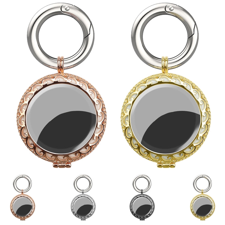 Anti-Lost Plating Keychain Locator Tracker Protective Cover For Airtag(Rose Gold) - Key Chain Series by PMc TechLife | Online Shopping South Africa | PMc TechLife | Buy Now Pay Later Mobicred