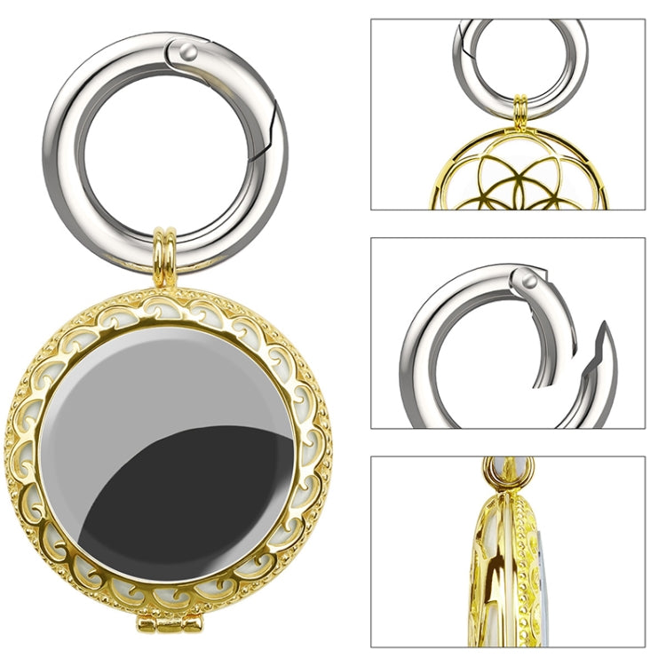 Anti-Lost Plating Keychain Locator Tracker Protective Cover For Airtag(Rose Gold) - Key Chain Series by PMc TechLife | Online Shopping South Africa | PMc TechLife | Buy Now Pay Later Mobicred