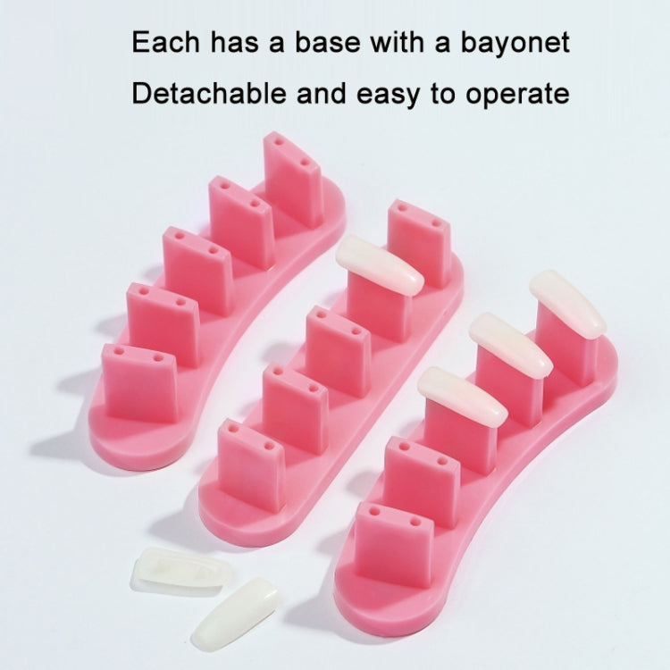 3 Sets Adhesive-Free Nail Practice Stand Nail Display Stand(01 White) - free shipping - PMC Jewellery - Order now!