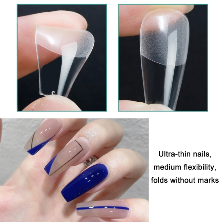 Scratch-free Ultra-thin Seamless Manicure Nail Plate, Shape: 07 Long Ballet - free shipping - PMC Jewellery - Order now!