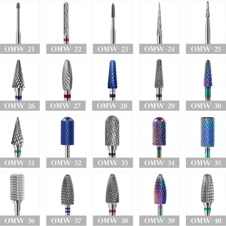 Tungsten Steel Nail Polishing And Polishing Head Nail Art Tools(OMW-37) - free shipping - PMC Jewellery - Order now!