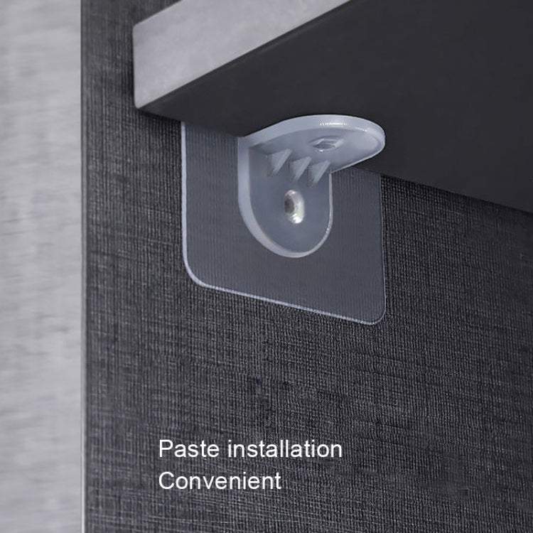 4pcs /Set Simple Firm Load Bearing Wardrobe Layered Partition Bracket, Size: Large 7cm - Furniture Accessories by PMC TechLife | Online Shopping South Africa | PMC TechLife