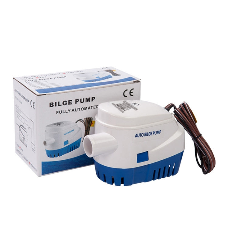 750GPH-24V Blue  Automatic Bilge Pump Submersible Water Electric Pump For Yacht Marine Boat - Boats Accessories by PMC TechLife | Online Shopping South Africa | PMC TechLife