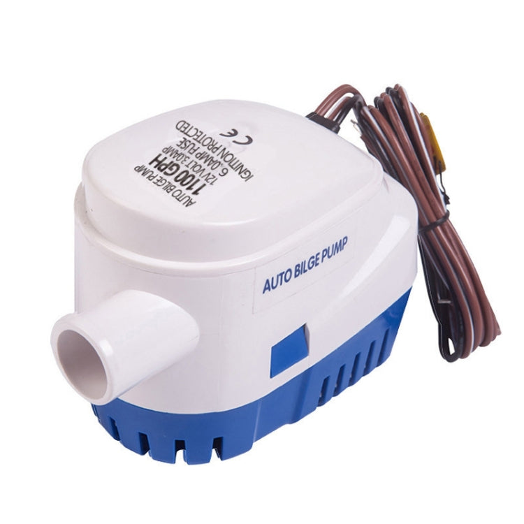 600GPH-24V Blue Automatic Bilge Pump Submersible Water Electric Pump For Yacht Marine Boat - Marine Accessories & Parts by PMC TechLife | Online Shopping South Africa | PMC TechLife | Buy Now Pay Later Mobicred