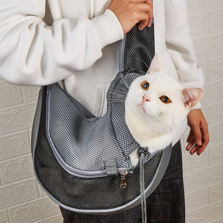 Pet Bag Widened Shoulder Strap Breathable Messenger Cat Bag,Size: Large(Black) - Pet Bags by PMC TechLife | Online Shopping South Africa | PMC TechLife | Buy Now Pay Later Mobicred