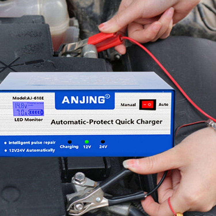 ANJING AJ-618E Battery Charger Car Battery Repairer, Model: UK Plug - Battery Charger by PMC TechLife | Online Shopping South Africa | PMC TechLife | Buy Now Pay Later Mobicred