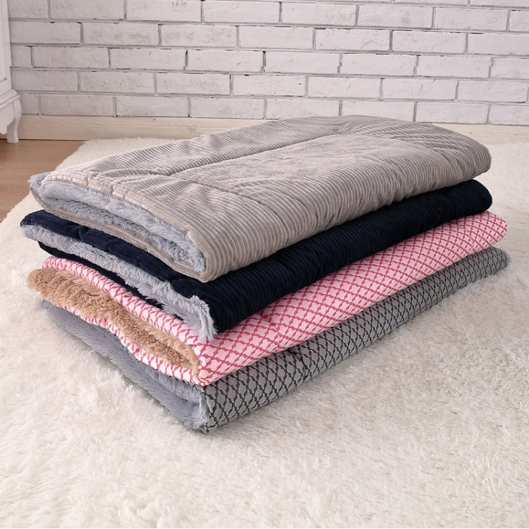 Double Sided Pet Mat Four Seasons Warm Dog Blanket,Size: L(Wick Strip Dark Blue) - Pads by PMC TechLife | Online Shopping South Africa | PMC TechLife | Buy Now Pay Later Mobicred