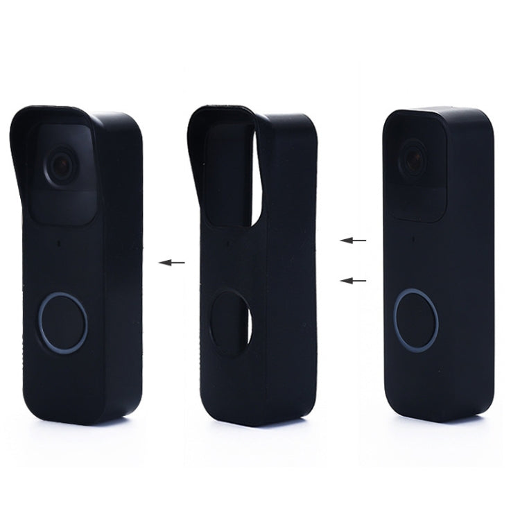 Silicone Cover for Blink A363 Wireless Doorbell(Black) - Other Device by PMc TechLife | Online Shopping South Africa | PMc TechLife | Buy Now Pay Later Mobicred