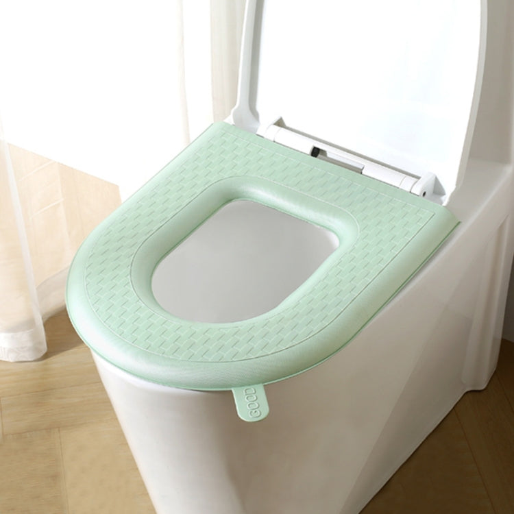 Household Thickened Waterproof Washable Toilet Seat, Color: Green - Bath Mats by PMC TechLife | Online Shopping South Africa | PMC TechLife