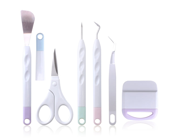 6 In 1 Vinyl Weeding Tool Set DIY Silhouette Embossed Engraving Tool - free shipping - PMC TechLife - Order now!