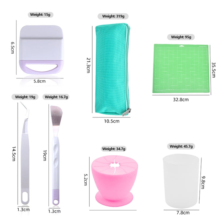 6 In 1+Recycler+Pen Holder Vinyl Weeding Tool Set DIY Silhouette Embossed Engraving Tool - Burin &Cutting Knife by PMC TechLife | Online Shopping South Africa | PMC TechLife