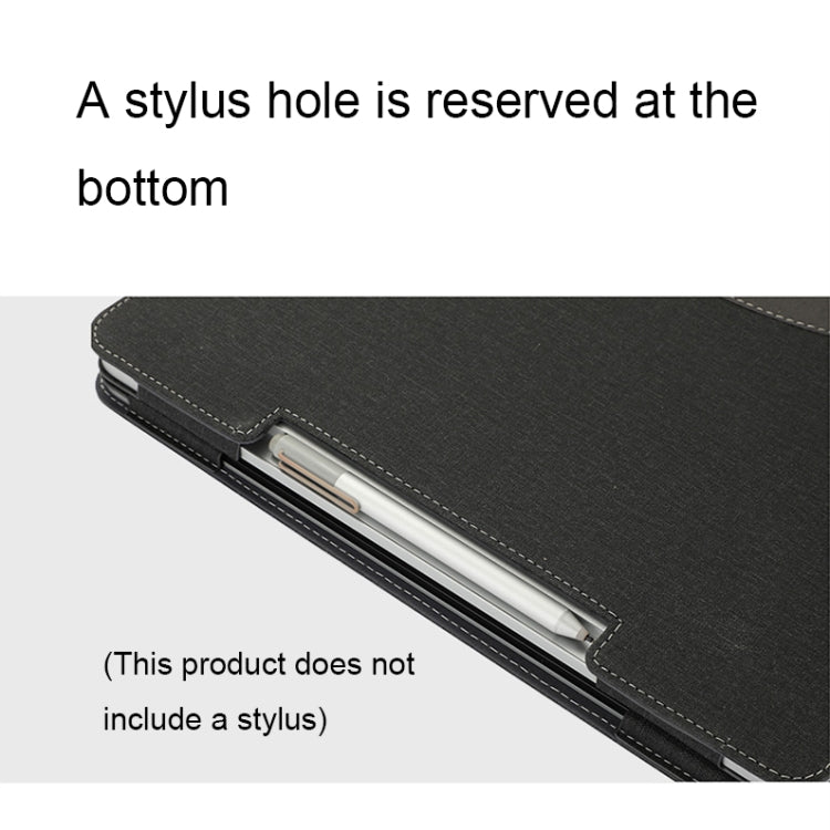 Leather All-inclusive Anti-drop Protective Case For Microsoft Surface Laptop Studio(Herringbone-Dark Gray) - Screen & Keyboard Cover by PMC Jewellery | Online Shopping South Africa | PMC Jewellery | Buy Now Pay Later Mobicred