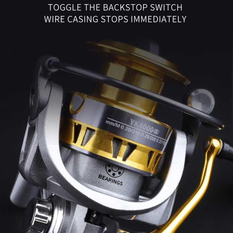 Metal Spinning Wheel Fishing Reel Casting Sea Rod Wheel, Style: YK7000 (EVA Grip) - Fishing Reels by PMC TechLife | Online Shopping South Africa | PMC TechLife