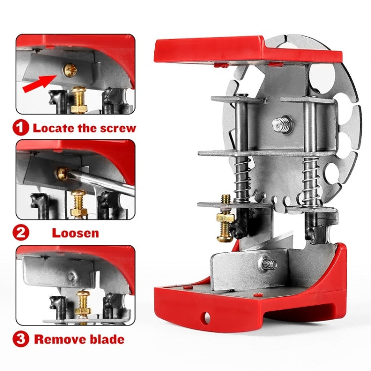 Stainless Steel Adjustable Handheld Quick Wire Stripper, Specification: Plastic Plate - free shipping - PMC TechLife - Order now!