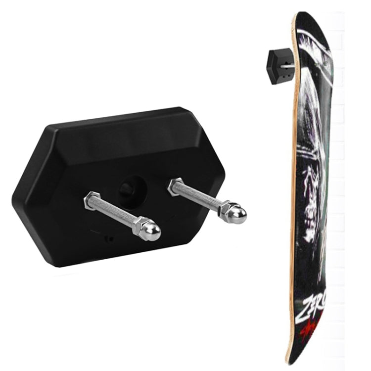 Wall Mount Skateboard Stand For Skateboard Deck Display and Storage(Black) - Accessories & Parts by PMC TechLife | Online Shopping South Africa | PMC TechLife | Buy Now Pay Later Mobicred