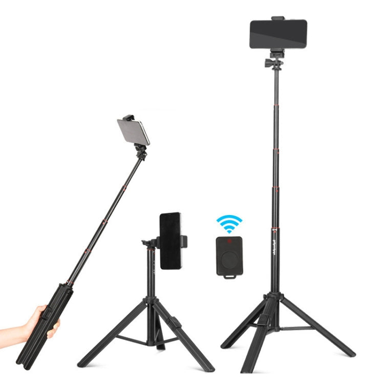 QingZhuangShiDai ZP100 Aluminum Alloy Floor Phone Stand Live Bluetooth Phone Selfie Stick - free shipping - PMC TechLife - Order now!