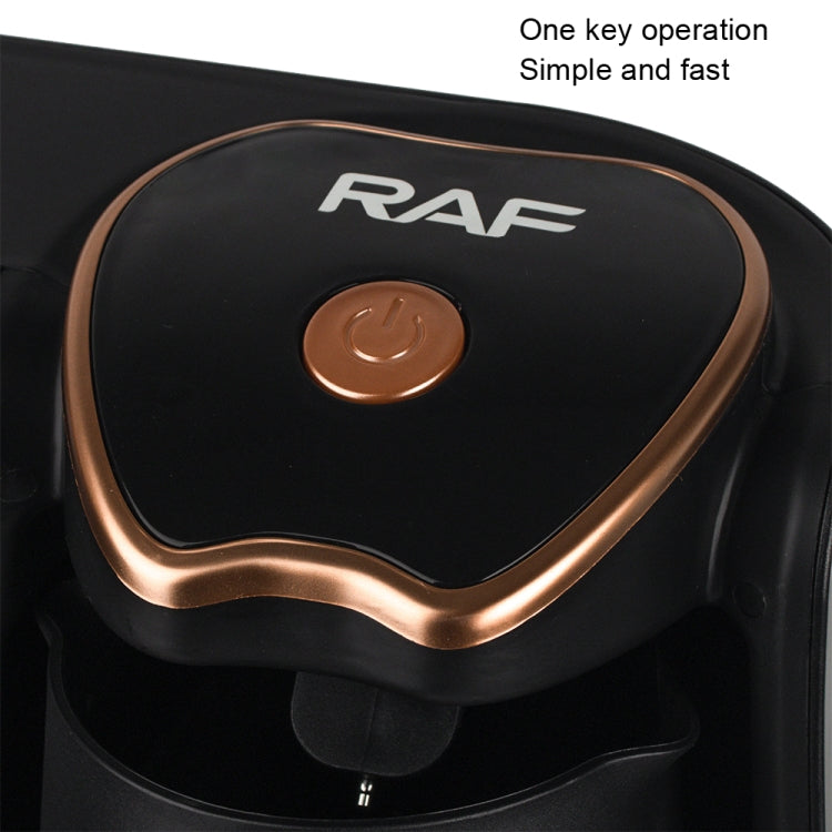 RAF R.109 Household Heating Coffee Pot Portable Office Coffee Tea Maker, EU Plug(Black Gold) - free shipping - PMC TechLife - Order now!
