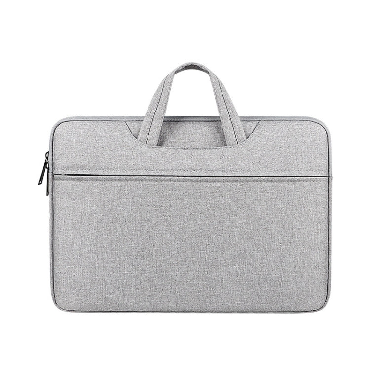ST01 Large-Capacity Waterproof Shock-Absorbing Laptop Handbag, Size: 13.3 inches(Grey) - 13.3 inch by PMC TechLife | Online Shopping South Africa | PMC TechLife | Buy Now Pay Later Mobicred