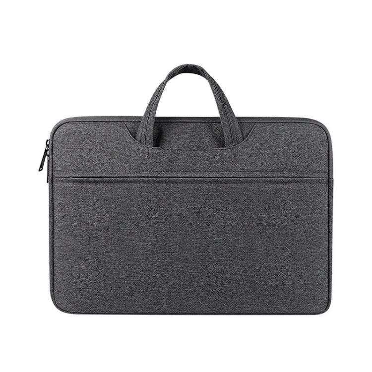 ST01 Large-Capacity Waterproof Shock-Absorbing Laptop Handbag, Size: 13.3 inches(Deep Sky Gray) - 13.3 inch by PMC TechLife | Online Shopping South Africa | PMC TechLife | Buy Now Pay Later Mobicred