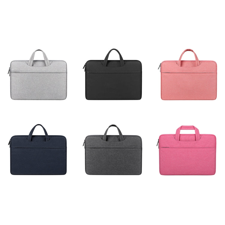 ST01 Large-Capacity Waterproof Shock-Absorbing Laptop Handbag, Size: 13.3 inches(Grey) - 13.3 inch by PMC TechLife | Online Shopping South Africa | PMC TechLife | Buy Now Pay Later Mobicred