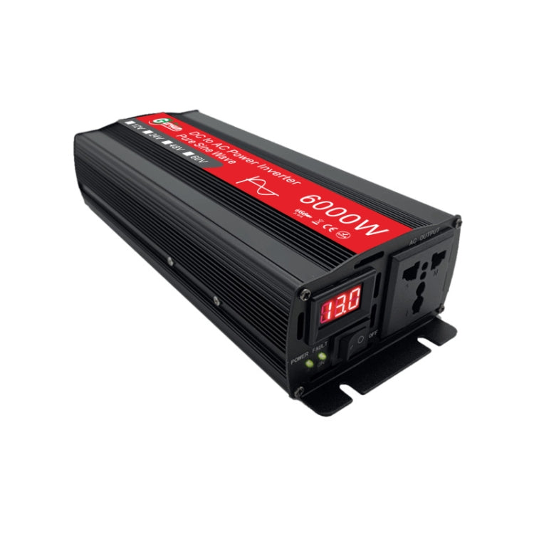 Gurxun 6000W High Power Sine Wave Inverter With Single Digital Display, Specification: 48V-220V - free shipping - PMC TechLife - Order now!