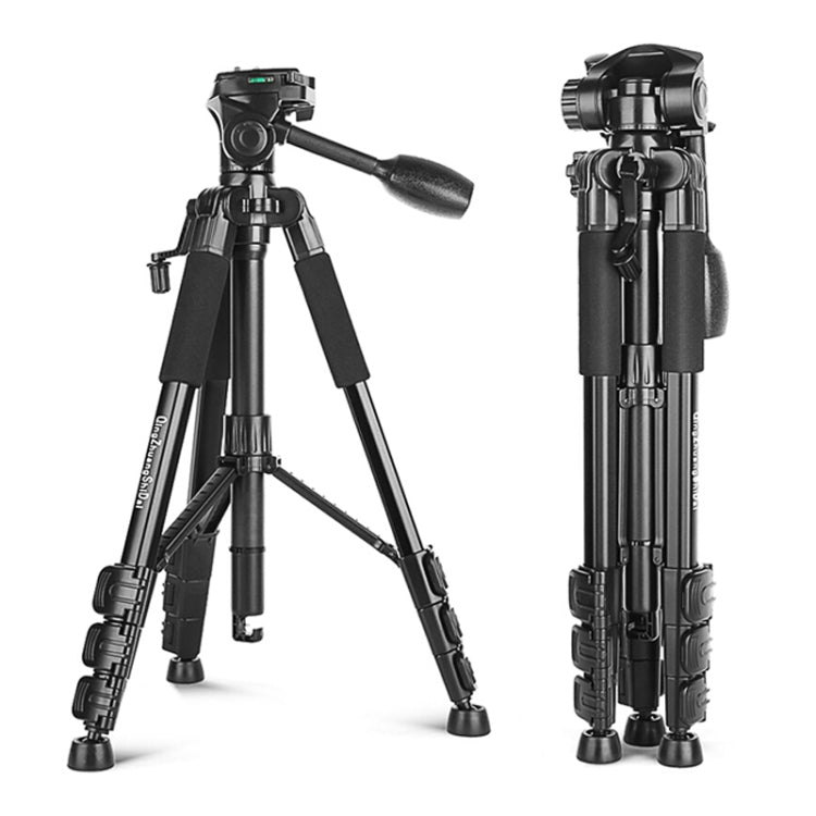 QingZhuangShiDai Q111 Aluminum Alloy Mobile Phone Camera Photography Tripod(Black) - free shipping - PMC TechLife - Order now!