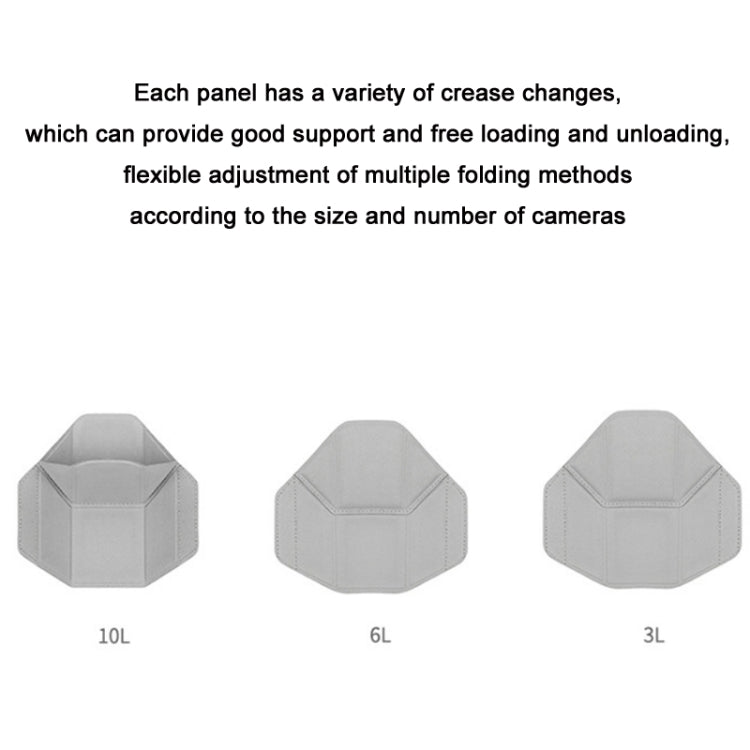 Portable Waterproof Photography SLR Camera Messenger Bag, Color: 6L Light Gray - Strap Satchel by PMC TechLife | Online Shopping South Africa | PMC TechLife | Buy Now Pay Later Mobicred